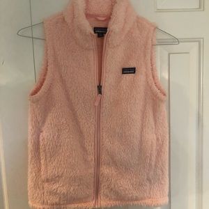 Patagonia girls XL vest worn once excellent condition pink